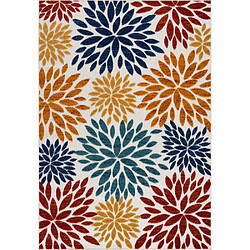 Jardindeco Tapis intérieur extérieur en polypropylène Murcie 141 160 x 120 cm. Tapis intérieur extérieur en polypropylène Murcie 141 160 x 120 cm