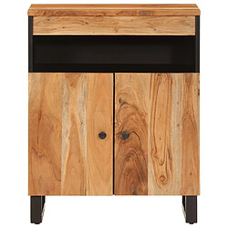 Avis Maison Chic Buffet commode,console avec 2 portes pour rangement 60x33x75 cm bois massif d'acacia -MN40927