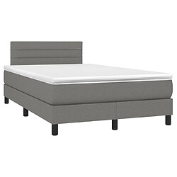 Avis Sommier à lattes,Cadre à lattes de lit et matelas et LED pour Adulte Gris foncé 120x200 cm -MN94462