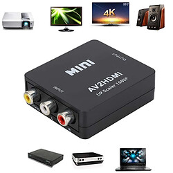 Avis iLike HD6 Mini boîtier convertisseur numérique vers analogique entrée HDMI vers sortie 3RCA alimenté par Mini USB noir