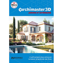 Micro Application ArchiMaster 3D Jardins & Extérieurs - Licence perpétuelle - 1 PC - A télécharger 