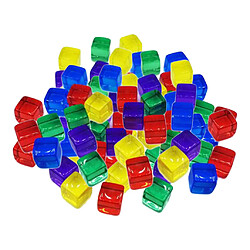 500pcs 10mm Dés Dés de Jeu de Dés Transparents pour Le Passe-Temps de Jeu Du MDN