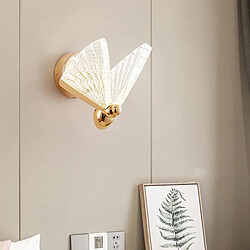 Avis Universal Nouvelle lampe murale de fond de salon merveilleux design lumière luxe papillon chambre à coucher lampe de chevet