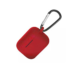 LUUCOZK Manchon de protection antichoc en silicone Manchon de protection pratique pour QCY T10 - Rouge 