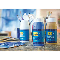 Kreul Solo Goya Triton 17041 Peinture acrylique à séchage rapide et mat Flacon de 750 ml Rose clair Peinture à base d'eau de qualité studio multi-usages Bon couvrant et économique 