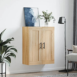 Avis Maison Chic Armoire murale,Meuble de Rangement,Armoire Suspendue chêne sonoma 69,5x34x90 cm bois d'ingénierie -MN88697