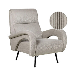 Beliani Fauteuil Gris SVALOV