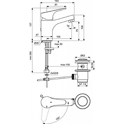 Robinet de lavabo