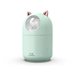 TechKidz Humidificateur Veilleuse pour Enfant Modèle H2O Chat Vert d'eau