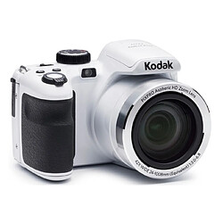 KODAK Pixpro AZ422 - Appareil Photo Bridge Numérique 20 Mpixels, Zoom Optique 42X, Grand angle 24 mm, Video HD 720p, Stabilisateur Optique de l'image, Flash Intégré, Ecran LCD 3, Batterie Li-ion LB-060 - Blanc - Blanc