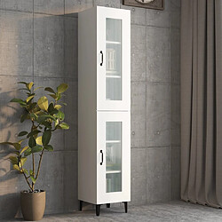 Avis Maison Chic Armoire murale suspendue,Meuble de Rangement pour salon,cuisine Blanc 34,5x34x90 cm -MN82066