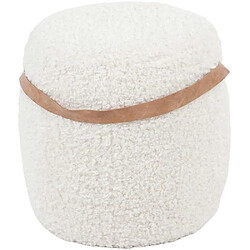 Jardindeco Pouf en polyester Megève 32 x 30 cm. Pouf en polyester Megève 32 x 30 cm