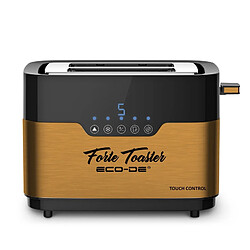 Eco-De ECO-432 Grille Pain FORTE TOASTER TOUCH. Contrôle tactile