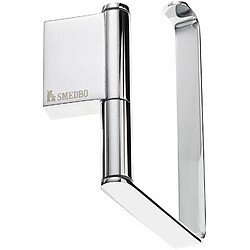 Smedbo AK341 Porte-Rouleau de WC Air sans abattant chromé Laiton, Argent, 12,6 x 8,8 x 4,7 cm