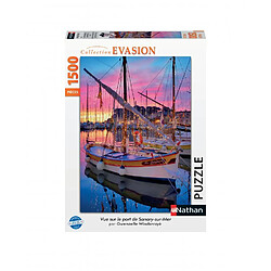 Nathan Puzzle n 1500 p - vue sur le port de sanary-sur-mer