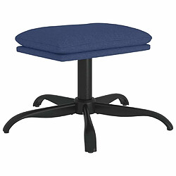 Maison Chic Repose-pied,Tabouret confortable Bleu 60x60x36 cm Tissu -MN72627