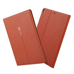 Wewoo Housse Étui Coque Pour iPad 10.2 pouces GEBEI PU + TPU de protection à rabat horizontal avec support et fentes cartes marron