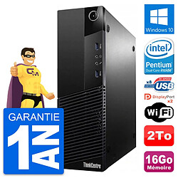 PC Lenovo ThinkCentre M83 SFF Intel G3220 RAM 16Go Disque 2To Windows 10 Wifi · Occasion 