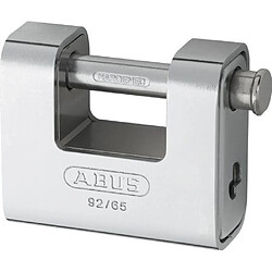 ABUS 306099 92/65 Cadenas monobloc en laiton avec revêtement en acier