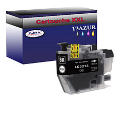 T3Azur Cartouche compatible Brother DCP-J497DW, DCP-J572DW, DCP-J772DNW, LC3213XL - Noire