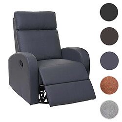 Mendler Fauteuil de télévision HWC-A54 Prémium, mécanisme de bascule ~ gris