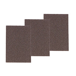 3 pièces de bloc de ponçage éponge de polissage outils de papier abrasif grain 240 - 320 pas cher