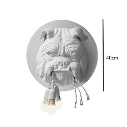 Avis Universal Tête d'animal nordique lampe murale salon salle à manger apprentissage chambre créative designer bulldog lampe murale lampes LED