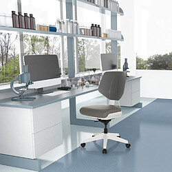 Siège de travail / Siège de bureau MOVE WORK 3D Plastique/PVC gris hjh OFFICE pas cher