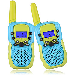 paquets conviennent aux talkies-walkies pour enfants de 3 à 12 ans 22 canaux 2 jouets radio avec lampe de poche LCD rétro-éclairée , Camping, Randonnée