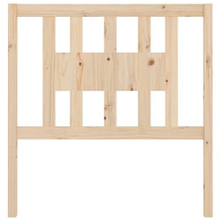 Avis Maison Chic Tête de lit scandinave pour lit adulte,Meuble de chambre 96x4x100 cm Bois massif de pin -MN39168