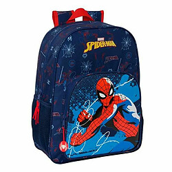 Spiderman Cartable Spider-Man Neon Blue marine 33 x 42 x 14 cm