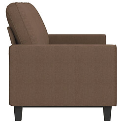 Acheter Maison Chic Canapé à 3 places,Canapé droit,Sofa de Salon,Banquette Marron 180 cm Tissu -GKD924568