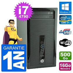 PC Tour HP ProDesk 400 G1 Intel i7-4790 RAM 16Go Disque 500Go Windows 10 Wifi · Occasion 