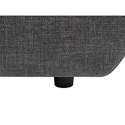 Vente-Unique Canapé 3 places en tissu chiné gris anthracite NARANGO pas cher