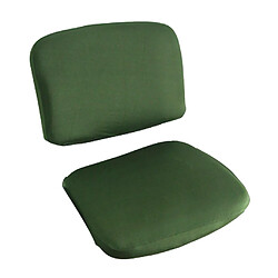 Acheter 1 Set Housse de chaise de bureau extensible design ordinateur couvre couverture vert