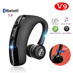 GUPBOO Casque sans fil V9 Casque Bluetooth Casque sans fil Bluetooth avec micro Sports Driver