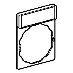 Schneider Electric porte étiquette - standard - 30 x 40 - etiquette 8 x 27 - arret - schneider zby0104 