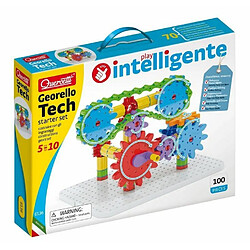 Quercetti-Quercetti-6136 Georello Tech Starter Set Construction d'engrengages, 6136