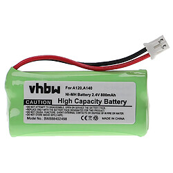 vhbw Batterie remplacement pour S30852-D1640-X1, T382, T436-U1, V30145-K1310-X359, V30145-K1310-X383 pour téléphone fixe sans fil (800mAh, 2,4V, NiMH 