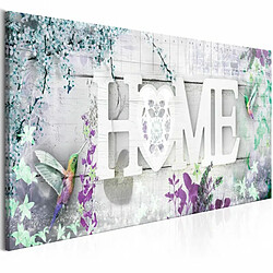 Paris Prix Tableau Imprimé Home & Hummingbirds Green Narrow 45 x 135 cm 