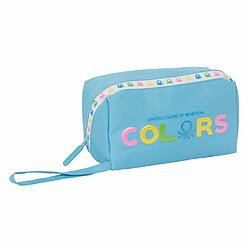 Trousse d'écolier Benetton Spring Bleu ciel 22 x 10 x 10 cm