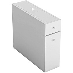 Hanah Home Meuble de rangement WC Calencia blanc. Meuble de rangement WC Calencia blanc