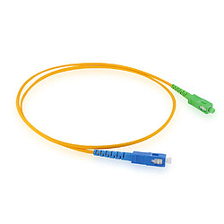 Metronic Câble fibre optique Free - monomode 0,8 m - vert et bleu 