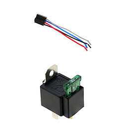 Relais Fusible 30A 12V 4Pin avec Prise De Harnais 4 Fils