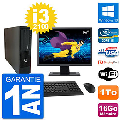 PC Fujitsu E910 DT Ecran 19" Intel i3-2100 RAM 16Go Disque 1To Windows 10 Wifi · Occasion 