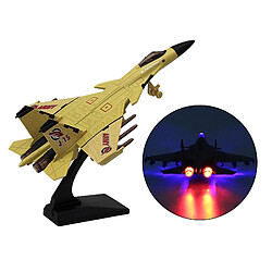 Acheter 1/100 combattant Avions Moulé sous Pression Simulation Métal Alliage Moulé sous Pression Avion de Chasse Jaune Commémorer Collection