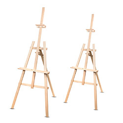 Set de deux chevalets de 150 cm en bois de hêtre Woodok 