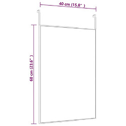 Acheter vidaXL Miroir de porte Doré 40x60 cm Verre et aluminium