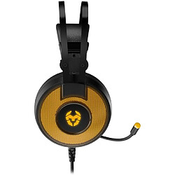 Casque avec Microphone Gaming Krom Kayle USB Noir Orange