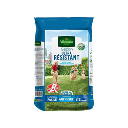 VILMORIN Semences de gazon ultra-résistant Label Rouge - 15 kg